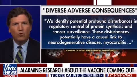 New COVID Vaccine Research Raises Alarm - Tucker Carlson