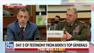 Rep. Jim Banks confronts Gen. Milley on "Peril"