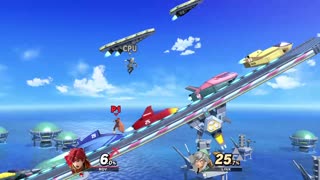 Roy Vs Link on Big Blue (Super Smash Bros Ultimate)