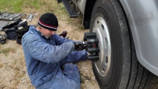 REPLACED BRAKE CHAMBER BEFORE CHURCH THIS MORNING