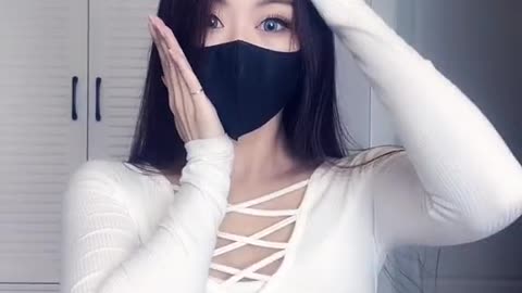 Sexy girl gesture dance and finger dance