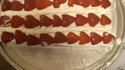 Flag Cake