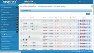 SecPoint Penetrator v59 Vulnerability Scanner General Settings