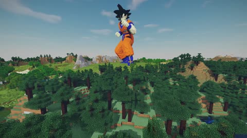 Minecraft Goku Build - Dragon Ball Z