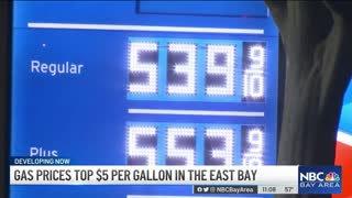 California Gas Prices SKYROCKET To Over $5 A Gallon