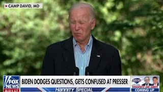 Biden gets rattled ...