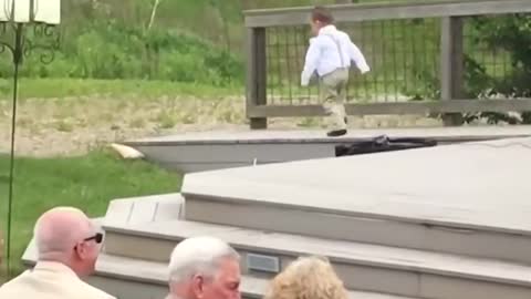 Kids add some comedy to a wedding! - Ring Bearer Fails