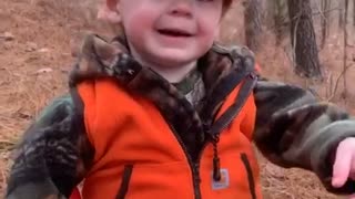 Cute Kid Gets a "Big Buck"
