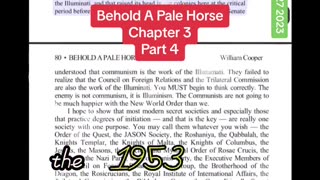 Behold a Pale horse Chapter 3 Secret Societies and the new world order pt 4