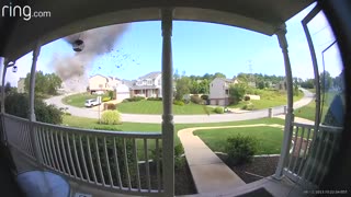 Ring camera from Plum, Pennsylvania reveals explosion that obliterated a house