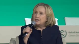 Deep State team member Hillary Clinton tries to Scare the Sheep with more Climate Change Garbage