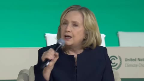 Deep State team member Hillary Clinton tries to Scare the Sheep with more Climate Change Garbage
