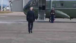 Biden arrives in Connecticut where he will be promoting his “Build Back Better” agenda