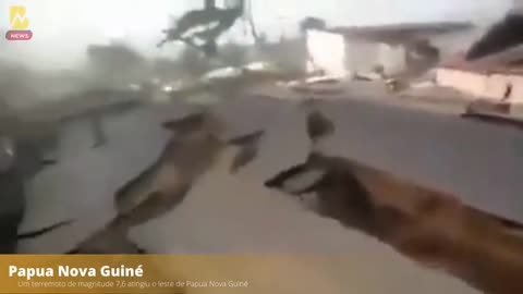 More videos of EARTHQUAKE in Papua New Guinea 2022