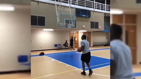 Insane Basketball Shot Goes In