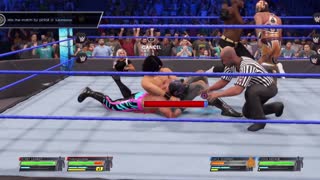 wwe2k22 myrise walkthrough 181 Tagging with Lashley