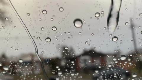 Raindrop Serenity: Relaxing Window Rain Sounds