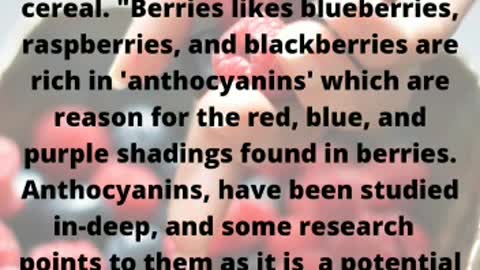 Health benefits of Berries