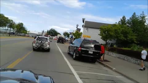 Cruising Through Downtown Saint Ignace