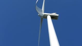 Standing under a windmill