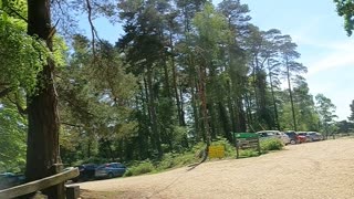 Driving to Deers leap. New forest. GoPro