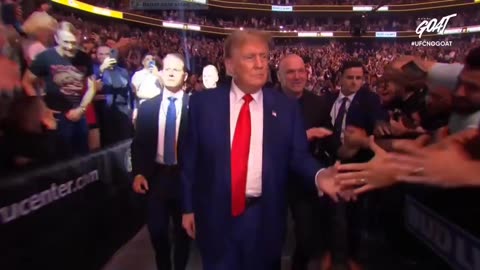 Trump Gets Standing Ovation at UFC 302