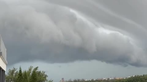 Unbelievable Cloud Hurricane Ian: Witness the Power and Beauty of Nature! #extremeweather