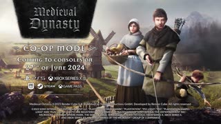 Medieval Dynasty The Console Co-Op Mode Update Launch Trailer