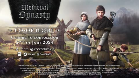 Medieval Dynasty The Console Co-Op Mode Update Launch Trailer