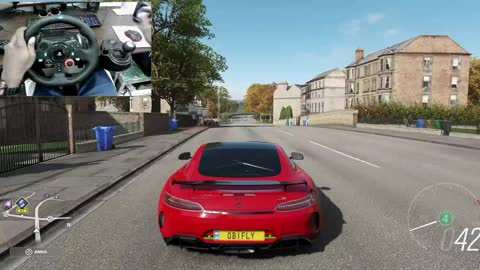 Mercedes AMG GT R Forza Horizon 4 Manual gameplay - Logitech G29 setup