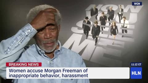 Morgan Freeman flirting with reporter