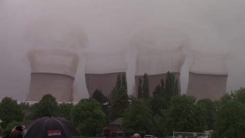 Demolished Cooling Towers Coming Down