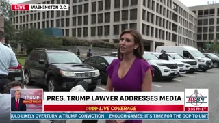 Trump Attorney Alina Habba in D.C. for President Trump's Indictment [Full]