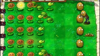 Plants vs zombies Minijuegos 01 Vegezombies