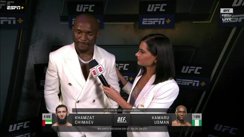 Kamaru Usman reflects on his loss to Khamzat Chimaev at UFC 294