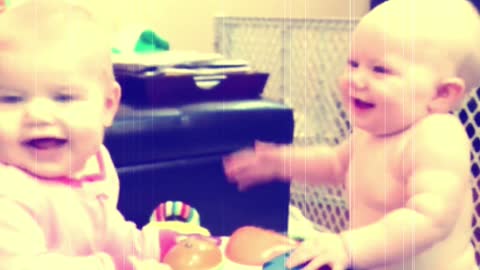Cute Funny Baby Twins Video | Try To Laugh | 5Kids