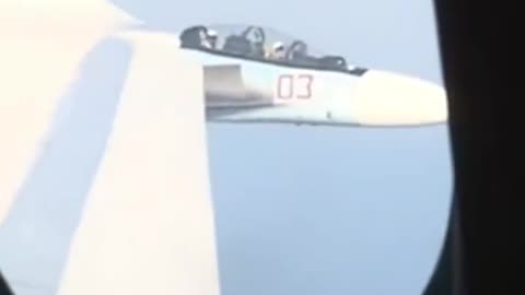 This is Vladimir Putin's air escort.....!!