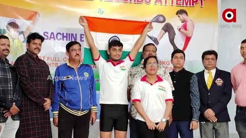 Odisha Boy Sachin Behera sets Guinness Book of World Records in Knee Striker