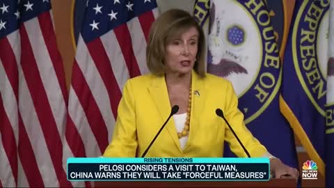 Pelosi Considers Visit To Taiwan, China Warns They Will Take 'Forceful Measures'