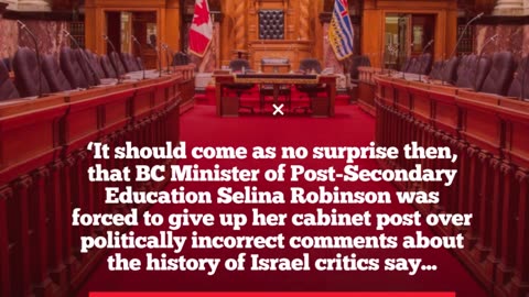 RUBENSTEIN: Shameful removal of a BC provincial cabinet minister...