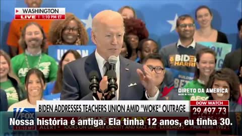 BIDEN: “Ela tinha 12 e eu 30 anos”