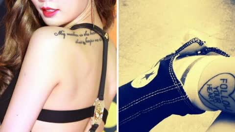 These Female Idols Have Hidden Tattoos!