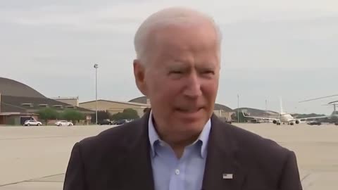 Cicada attacked Biden on his neck before he departs for Europe