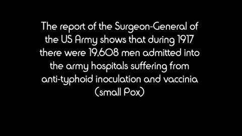 THE SPANISH FLU WAS NOT THE KILLER - IT WAS THE VACCINE KILLING PEOPLE ( JUST LIKE NOW )