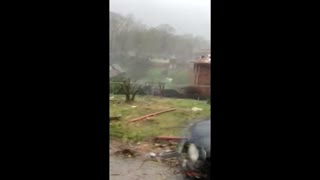 Video shows extensive tornado damage in Alabama