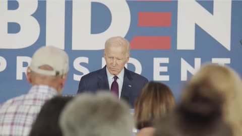 Biden - I can't and I won't allow Trump To win in 2020