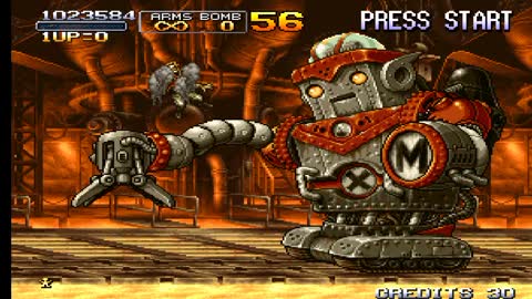 Zeroing Metal Slug 3 arcade version with the character (MARCO).