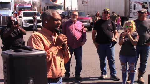 More footage of the Trucker Freedom Convoy in Arkansas