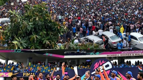 Victory Parade of Team India in Mumbai. Congratulations to entire Nation.