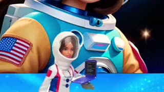 "New Astronaut Barbie"Barbie Is On Fire Gets Blasted With Liquid Nitrogen"😱💃💜💙💫🎼🎶